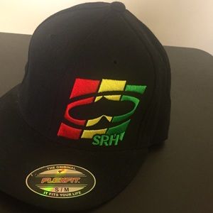 New SRH hat Rasta colors Flex-fit